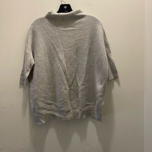 Kinross Cashmere Mock Neck Tunic Sweater